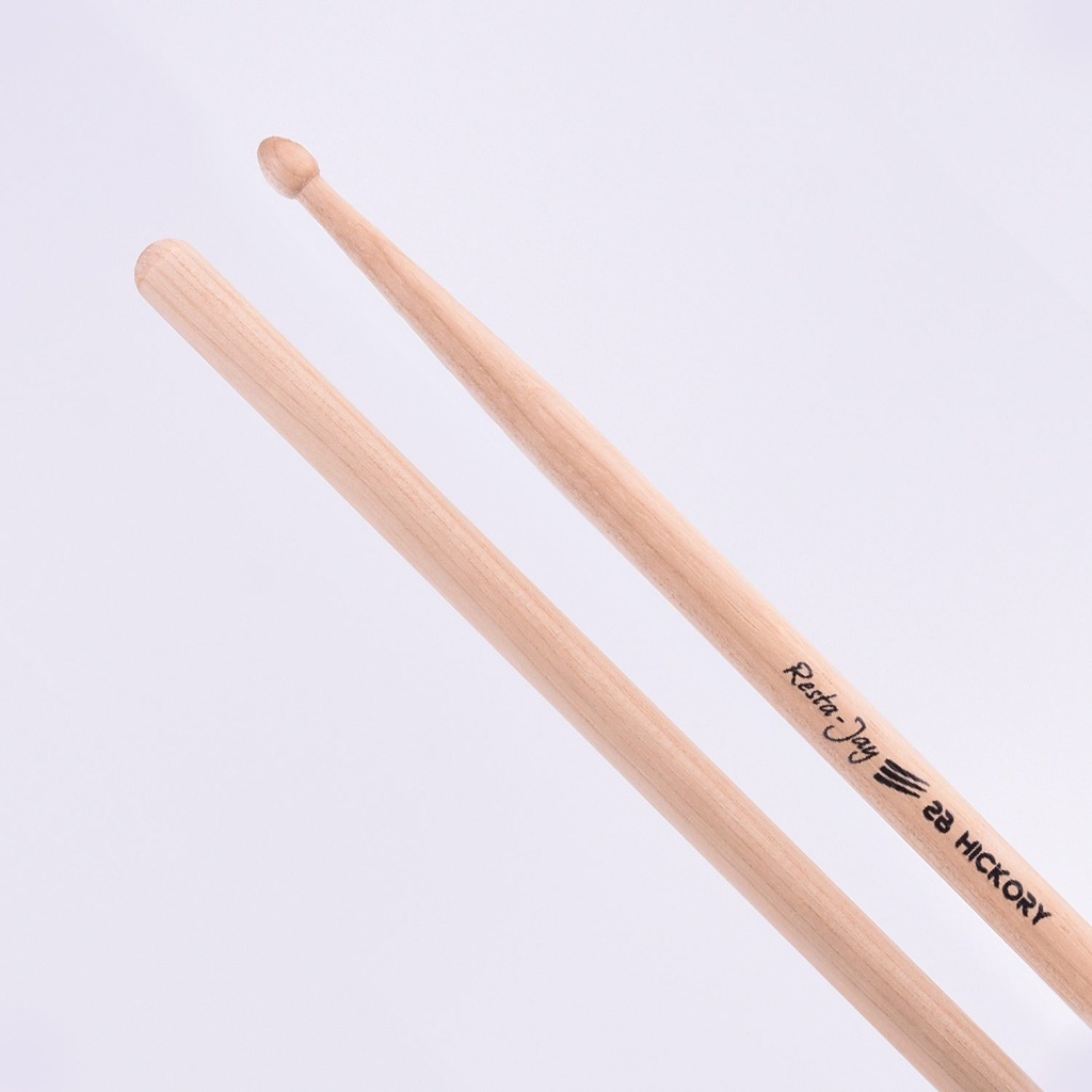 Baguettes Caisse claire et Batterie – 2B Hickory Resta-Jay