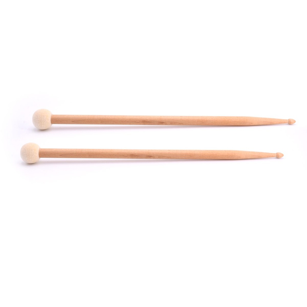 Baguettes Batterie – Franck Agulhon + Tête feutre inusable
