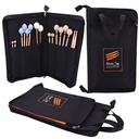Sac à baguettes étude pour 16 paires + poche à partitions