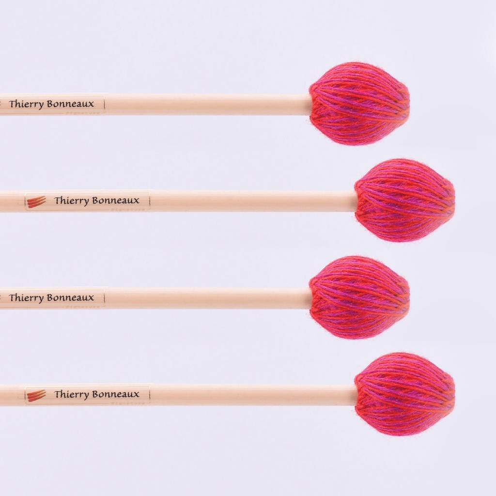 Vibraphone Mallets Signature Thierry Bonneaux - 02 – Medium Hard Bright