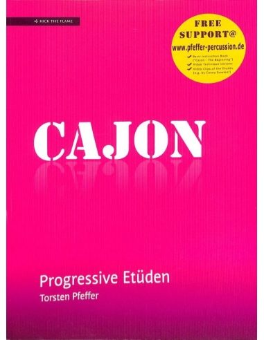 Cajon, progressive Etüden | VERSION ANGLAISE/ALLEMANDE | PFEFFER T.