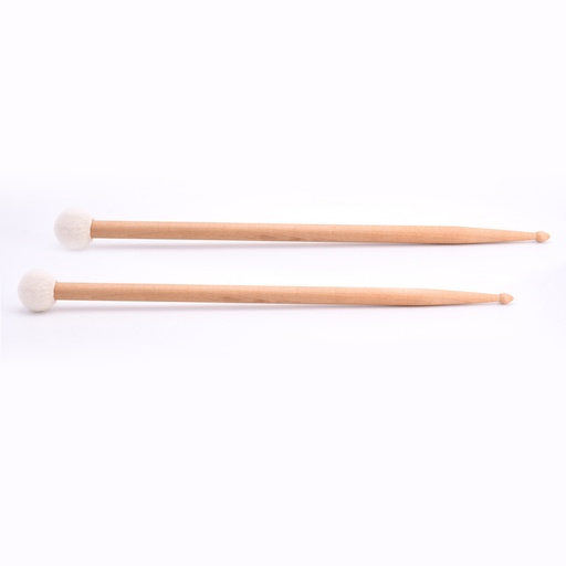 [CCFAT1-Pair] Drumsticks – Franck Agulhon + Head Felt Soft