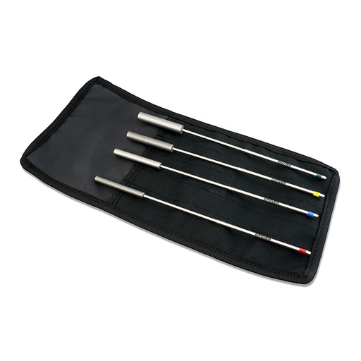 [GROV-TBTS-RJ-Set4] Pack Standard 4 battes de triangle Tubular GROVER – acier inoxydable