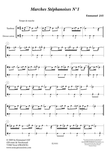 [EJ011] Marches Stéphanoises N°1 | JAY E.