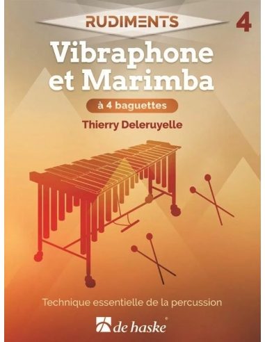 [DHP1206251-401] Vibraphone and marimba 4 mallets, Book 4 | DELERUYELLE Thierry