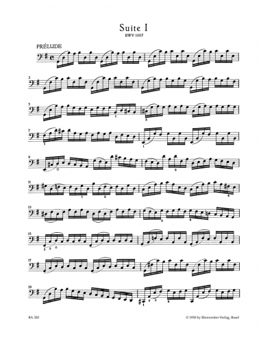 Sechs Suiten fr Violoncello solo BWV 1007-1012 