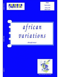 African variations - Christophe MERZET Tambour, ensemble de percussions