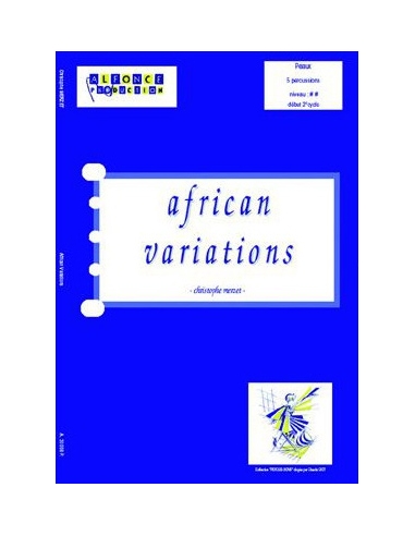 African variations - Christophe MERZET