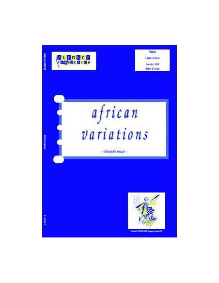 African variations - Christophe MERZET Tambour, ensemble de percussions