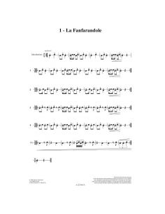 12 compositions pour tambour et caisse-claire Régis Guillot 2