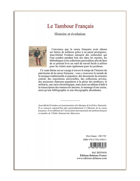 Le tambour français (Livre) - Jean-Michel Froidure