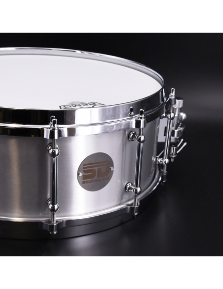 Caisse-claire Aluminium « Sound Dry Silver »  14″x 5,5″ - SOUNDRUMS