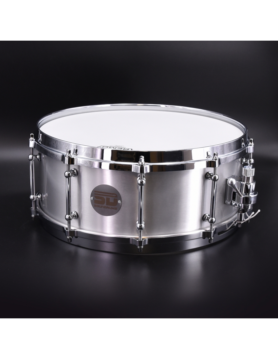 Caisse claire SOUNDRUMS FRANCE modèle Sound Dry Silver 14x5.5