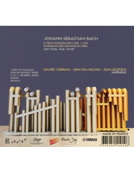 JOHANN SEBASTIAN PROJECT | Sonates en trio BWV 525-530 - Jean Geoffroy