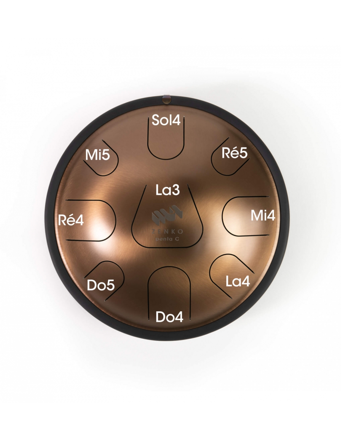 Steel tongue drum Zenko 9 notes C PENTATONIC by METALS SOUNDS