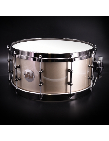 copy of Snare Drum - Aluminium« Sound Dry Silver » 14″x 6,5″ - SOUNDRUMS