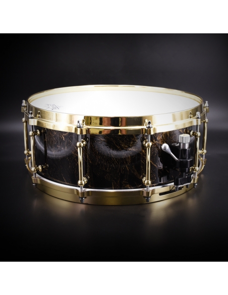 Caisse-claire Aluminium GOLD GRAPHIC TSS « Touch Sensitive Sound »  14″x 5,5″ - SOUNDRUMS