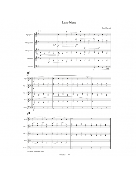 "Mix-âges" by Benoît Pesenti, collection of 3 pieces for ensembles.