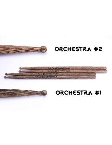 Lot de Baguettes de Caisse-claire ORCHESTRA 1+2 Resta-Jay percussions