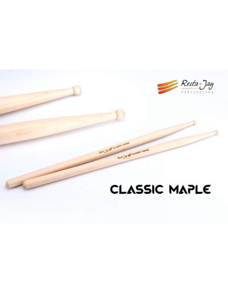 Baguettes de Caisse-claire CLASSIC MAPLE - Erable - Resta-Jay percussions
