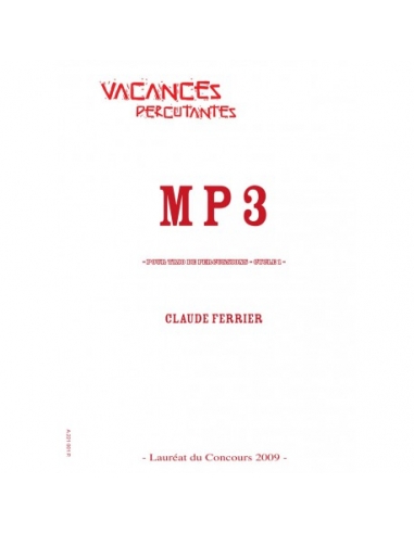 MP3 - partition pour trio de percussions, Collection Vacances Percutantes - Claude FERRIER