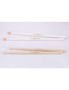 Lot de Baguettes de Tambour - ORBATUM - "Blanches" et "Bois" 2