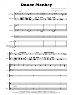 Dance Monkey - Arr. Stefan Herzig - HITS in PERCUSSION 2