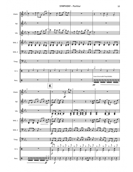 SYMPHONY - arr. Daniel Maggi - HITS in PERCUSSION