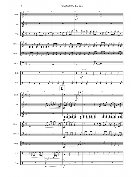 SYMPHONY - arr. Daniel Maggi - HITS in PERCUSSION