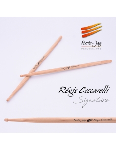 Baguettes de Caisse-claire / Batterie - Signature Régis Ceccarelli - Hickory - Resta-Jay percussions