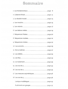 Caisse claire - RUDIMENTS 1 - Thierry DELERUYELLE. Méthode de percussion. 2
