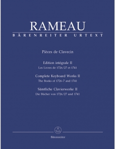 Pièces de clavecin. Jean-Philippe RAMEAU. Partitions.