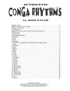 Authentic conga rhythms - Bob EVANS 2