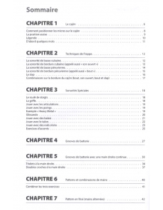 Les bases du Cajon, de Matthias PHILIPZEN 2