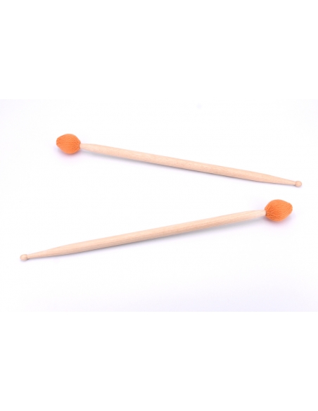 Baguettes multipercussion vibraphone caisse claire - dur clair