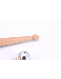 RESTA-JAY glockenspiel snare multipercussion mallets - aluminium 20 mm 2