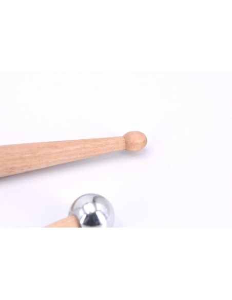 Baguettes multipercussion glockenspiel caisse claire - aluminium 20 mm