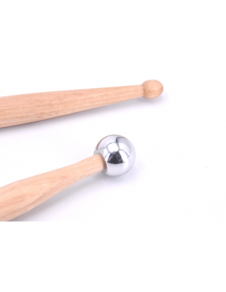 Baguettes multipercussion glockenspiel caisse claire - aluminium 20 mm