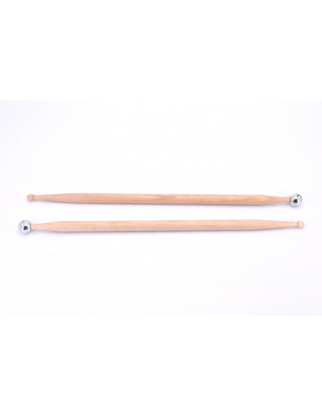 Baguettes multipercussion glockenspiel caisse claire - aluminium 20 mm