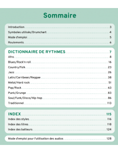 Le nouveau dictionnaire des rythmes à la batterie - Jean-Philippe FANFANT et Olivier PAIN-HERMIER 2