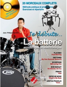 Je débute la batterie - Jean-Philippe FANFANT. Méthode de batterie.