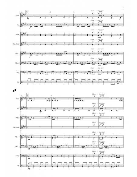 Ghostbusters theme - arr. Florian Kirchner - HITS in PERCUSSION
