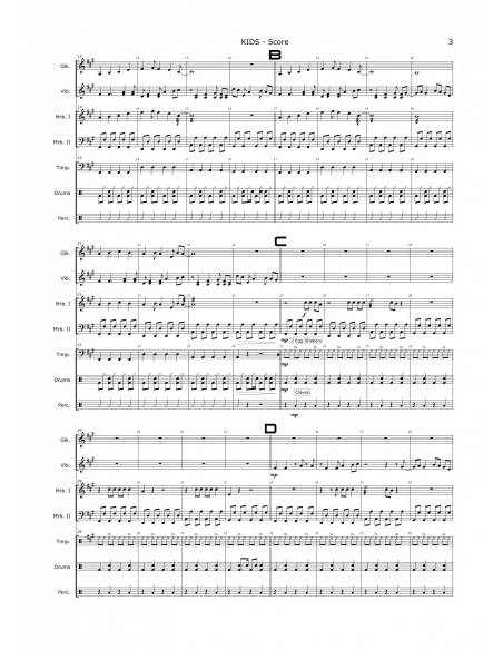 Kids - arr. Christoph von Bergen - HITS in PERCUSSION