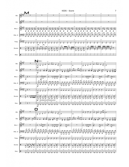 Kids - arr. Christoph von Bergen - HITS in PERCUSSION