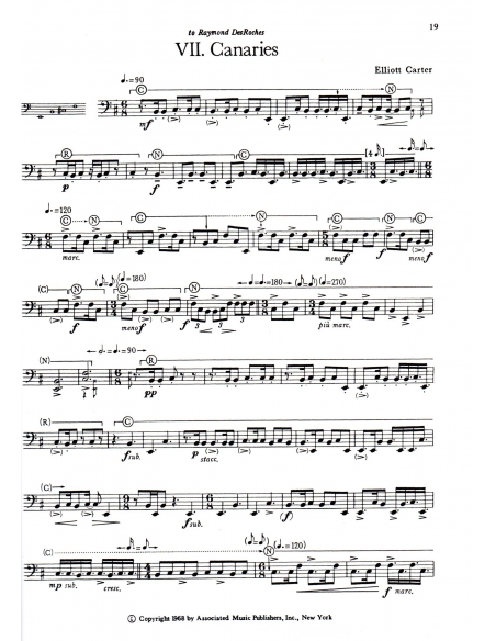 Eight Pieces for four timpani - Elliott CARTER Eight Pieces for four timpani - Elliott CARTER