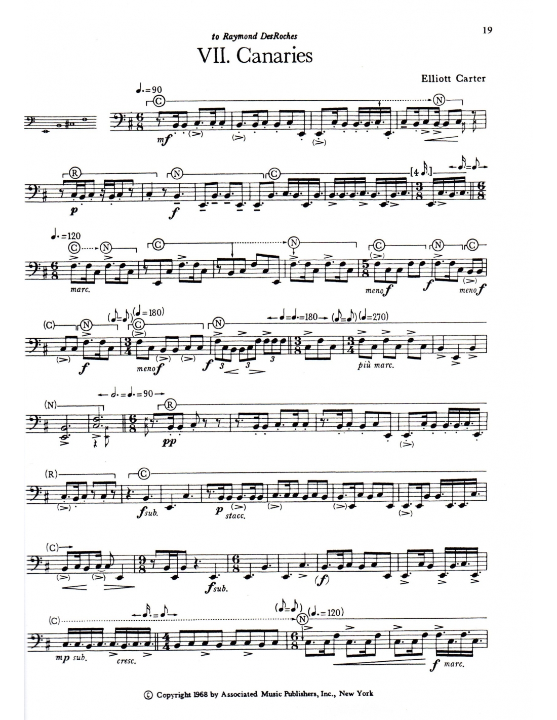 Eight Pieces for four timpani - Elliott CARTER Eight Pieces for four timpani - Elliott CARTER