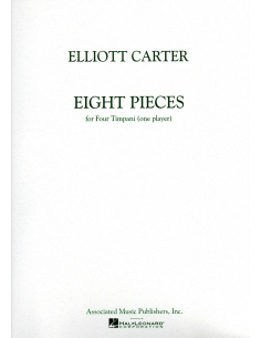 Eight Pieces for four timpani - Elliott CARTER