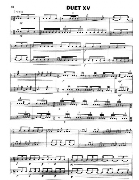 Intermediate duets for snare drum - Garwood WHALEY Intermediate duets for snare drum - Garwood WHALEY