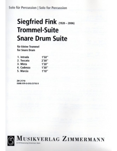 Trommel-Suite, snare drum suite - Siegfried FINK. 2