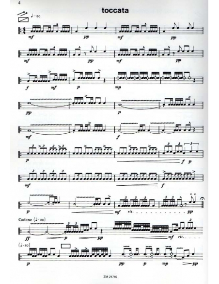 Trommel-Suite, snare drum suite - Siegfried FINK.